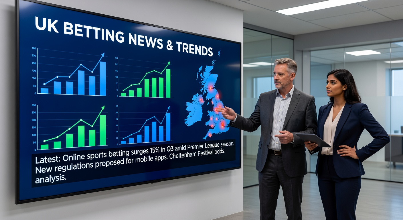 Graph showing upward trends in UK gambling transactions and spending from January 2025 to January 2026, highlighting key percentage increases amid sports anticipation