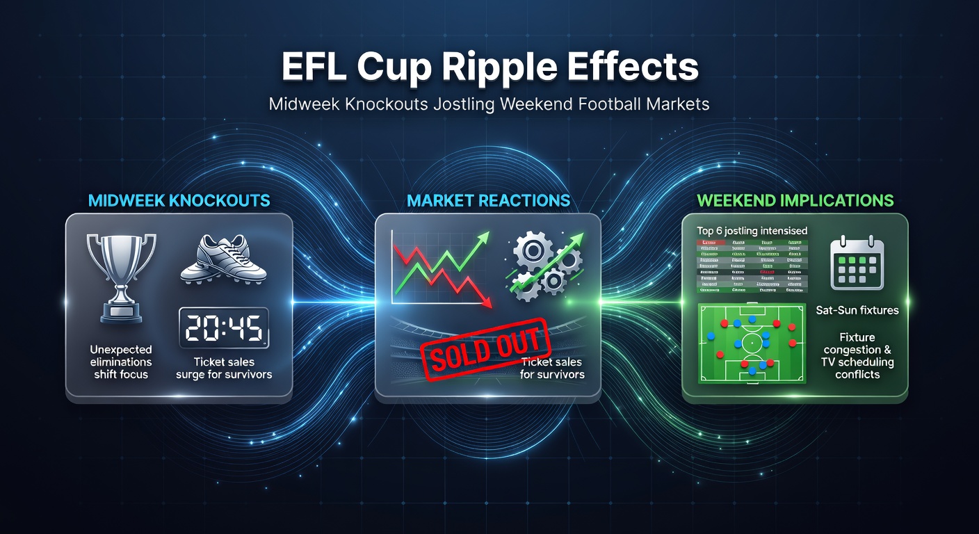 Premier League weekend clash with tired players visible in the midfield battle, illustrating post-EFL Cup fatigue effects
