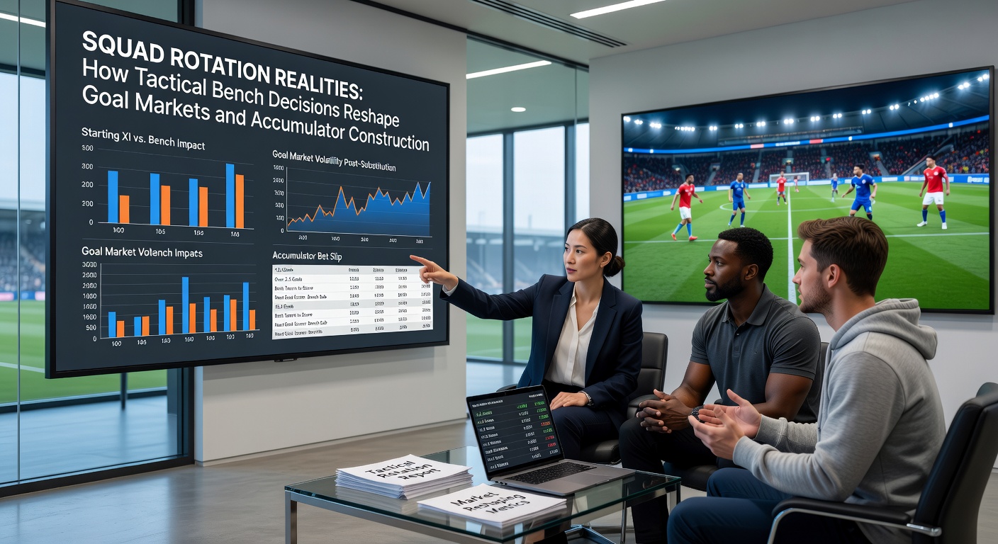 English football managers making bench decisions that impact goal markets and accumulator strategies